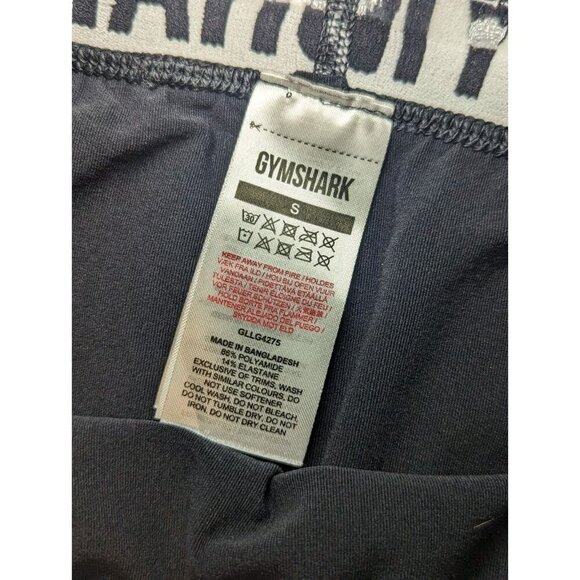 Gymshark Fit Seamless Cropped Leggings Women's Size Small Black - Picture 7 of 13